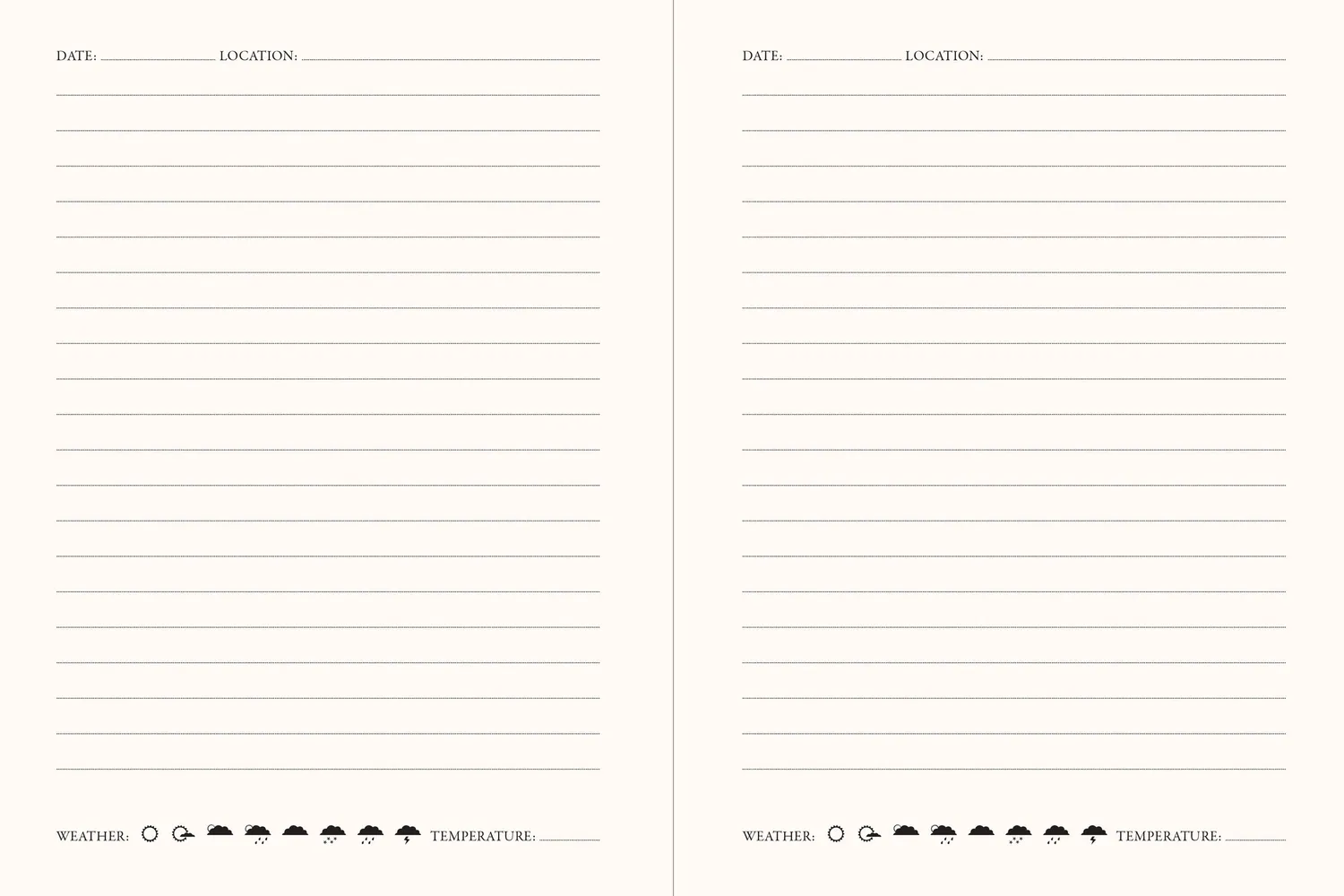 Peter Pauper Press Travel Journal Page-A-Day reisedagbok 160 sider