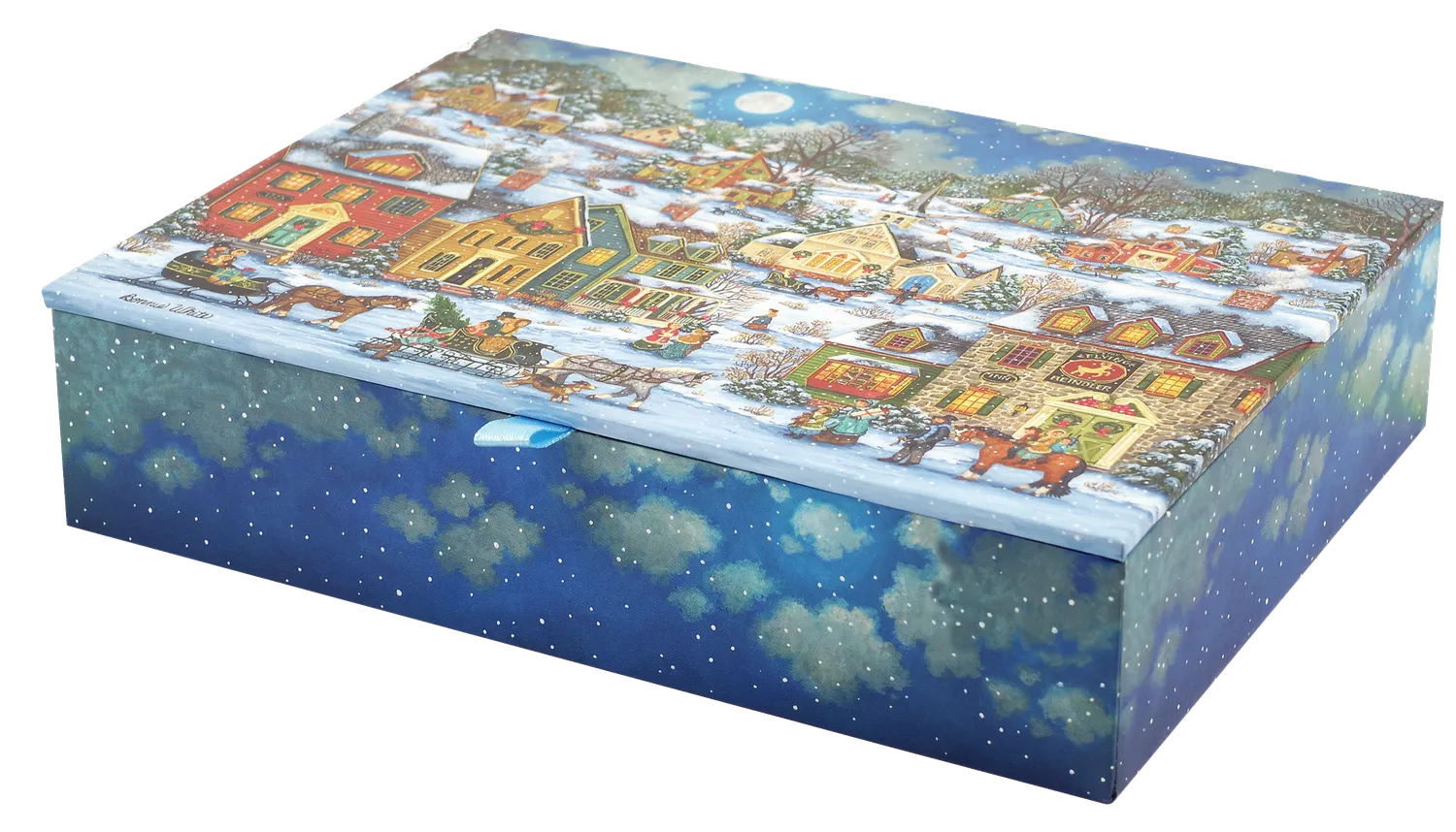 Peter Pauper Press Festive Village julekort 20-pakn landsby