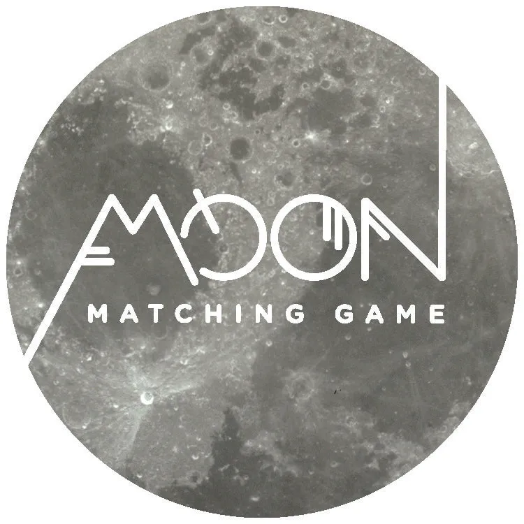 Chronicle Moon Matching Game memo NASA-bilder