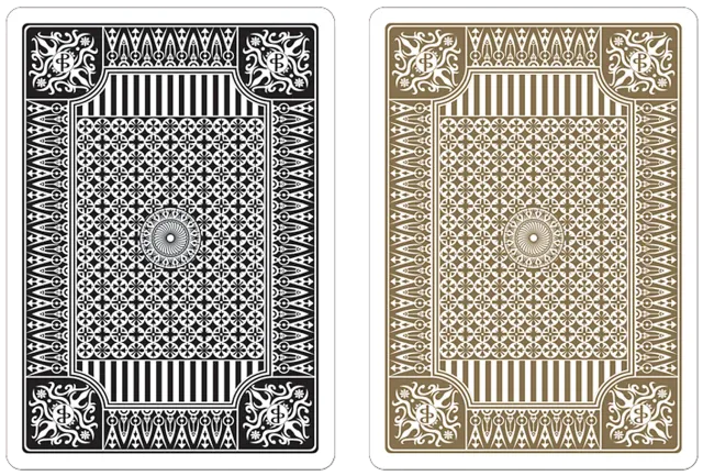 Peter Pauper Press Black & Gold spillkort standard 2-pak plast