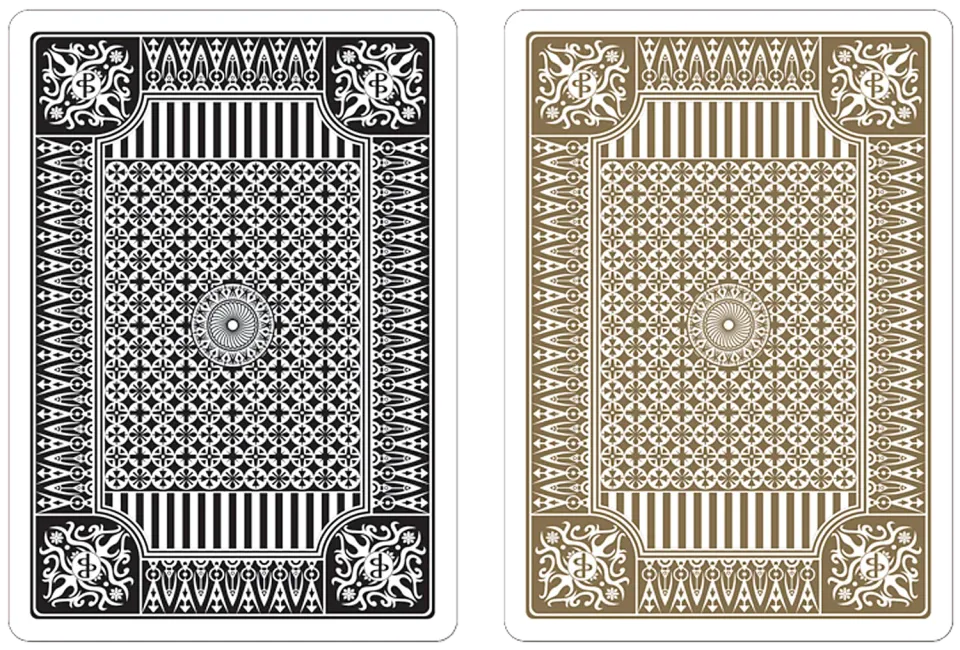 Peter Pauper Press Black & Gold spillkort standard 2-pak plast