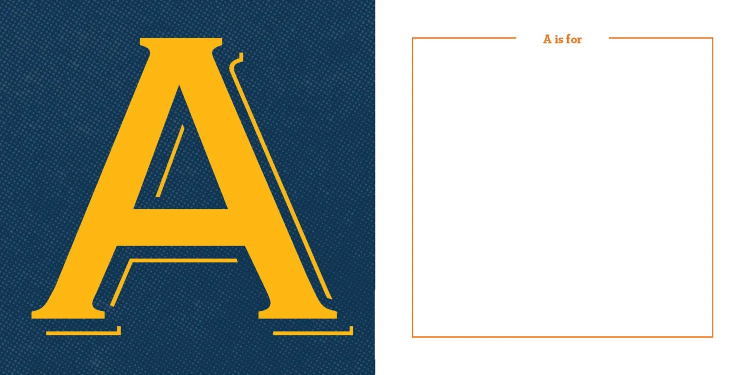 Fill-in A to Z of You and Me pappa gavebok innbundet