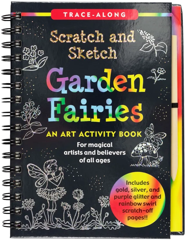 Peter Pauper Press Garden Fairies skrapebok 64 sider feer