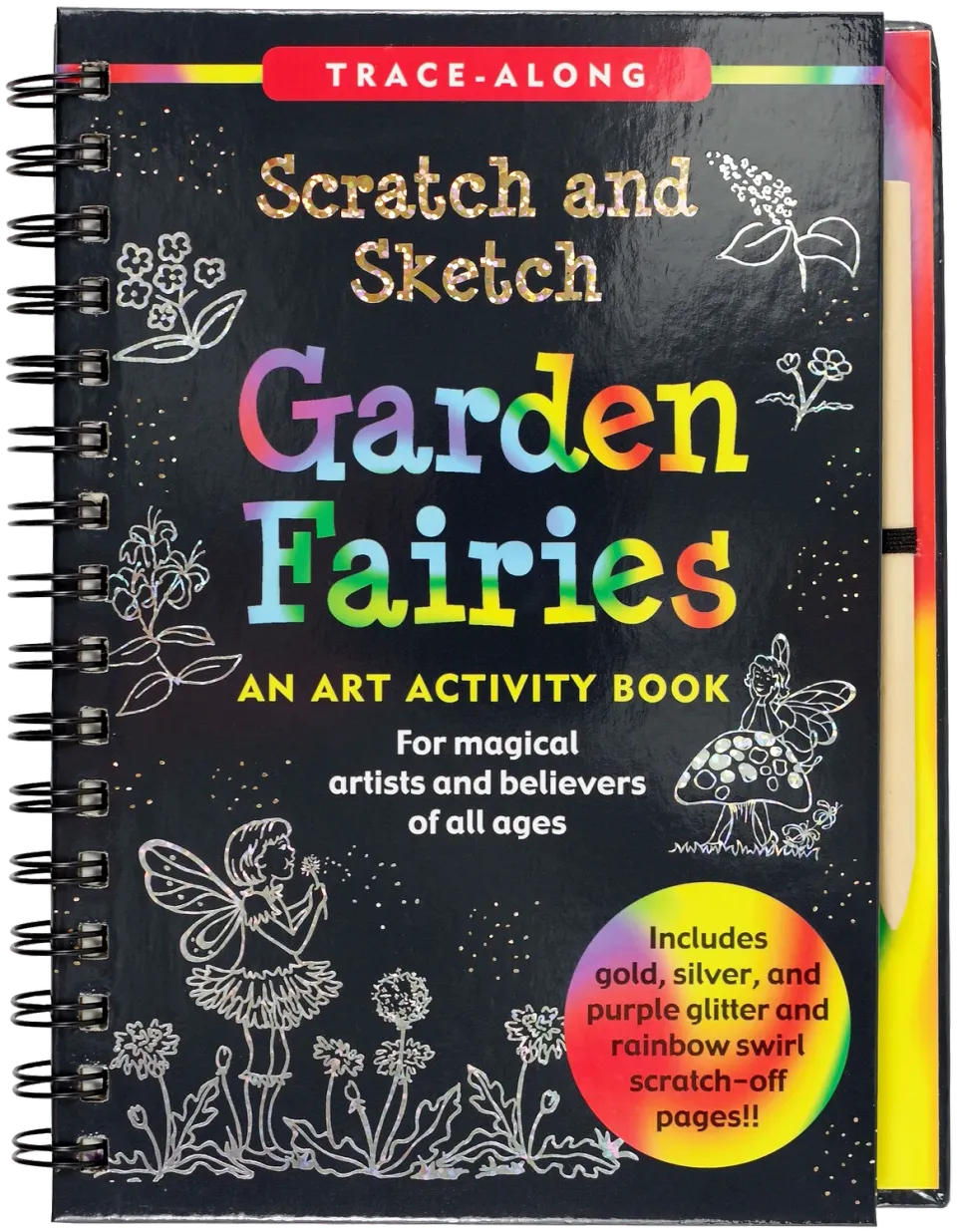 Peter Pauper Press Garden Fairies skrapebok 64 sider feer