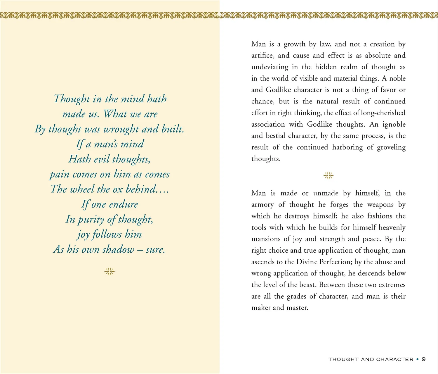 Peter Pauper Press As A Man Thinketh bok gaveutgave
