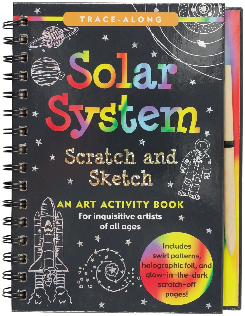 Peter Pauper Press Solar System Scratch and Sketch skrapebok