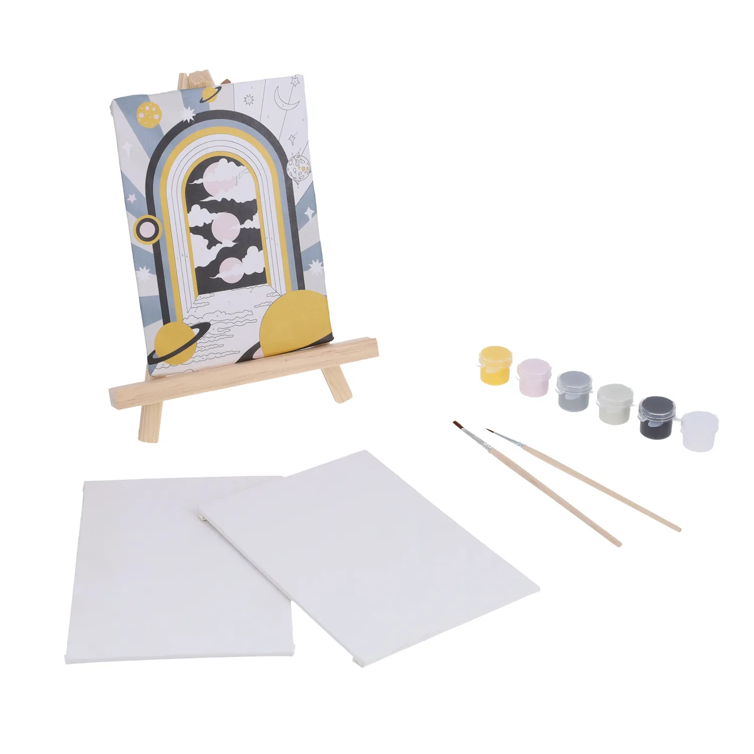 Mindful Crafts Celestial mal etter nummer sett
