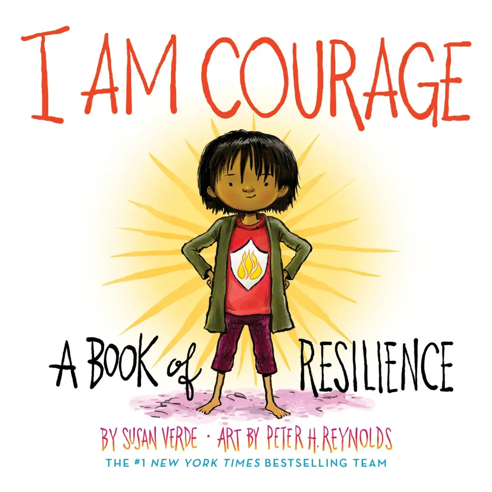 I Am I Am Courage pappbok om mot for små barn