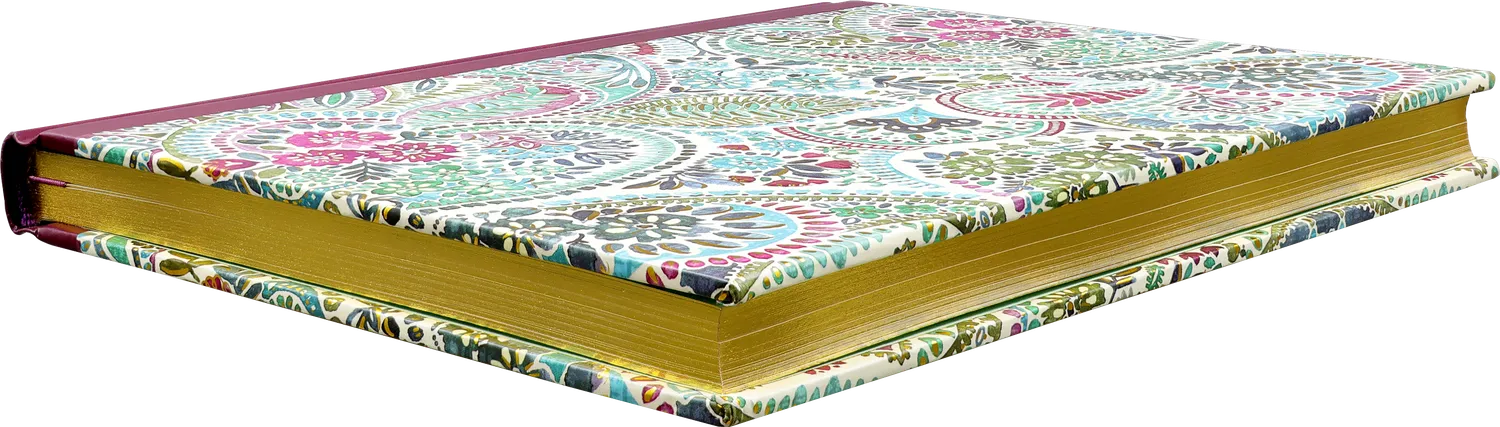 Peter Pauper Press Watercolor Paisley notatbok linjert