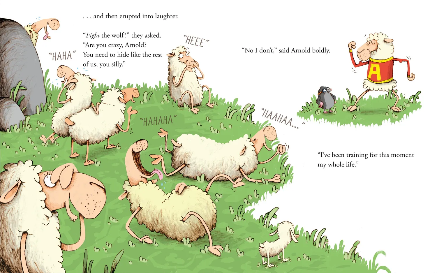 Peter Pauper Press Arnold the Brave bildebok innbundet 3-8 år