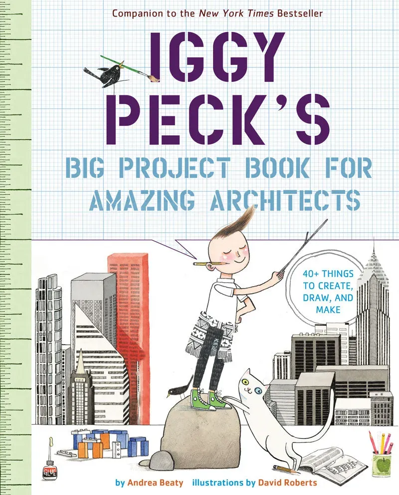 Abrams Iggy Peck Big Project Book pocketbok arkitekt STEM