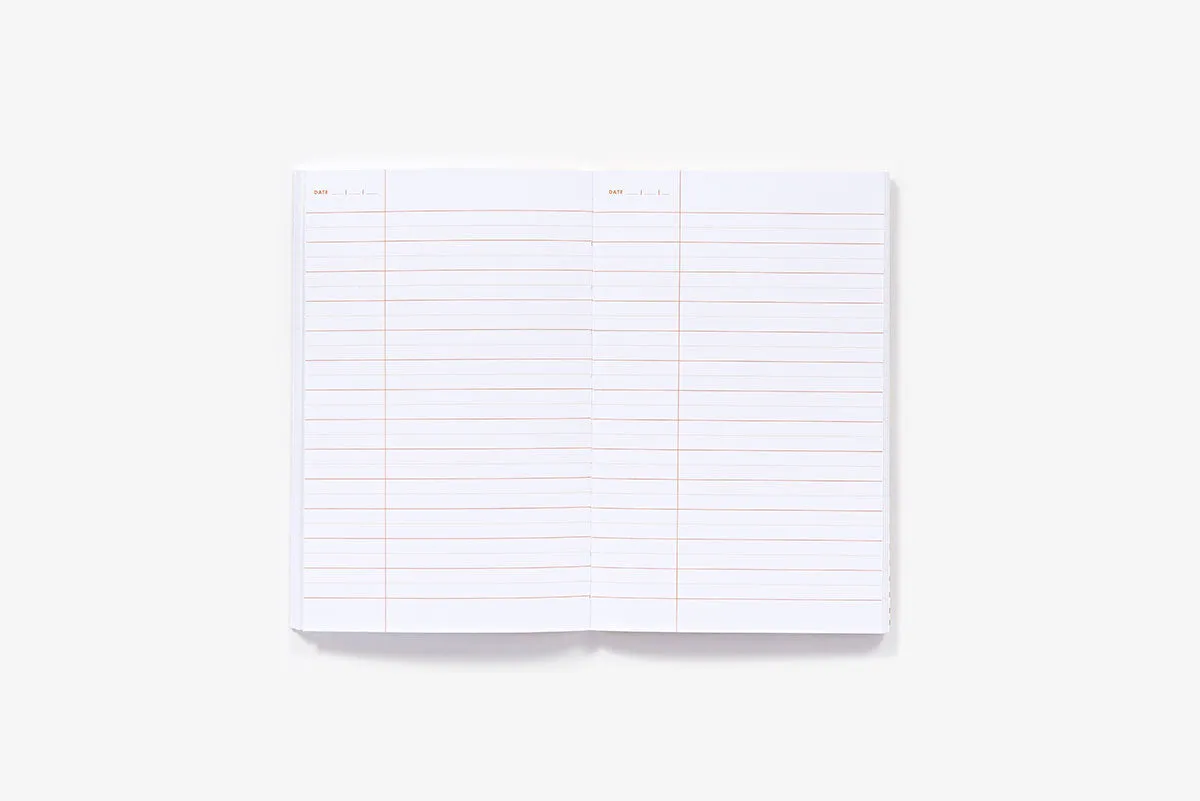 Short Stack Journal notatbok linjert med lomme og strikk