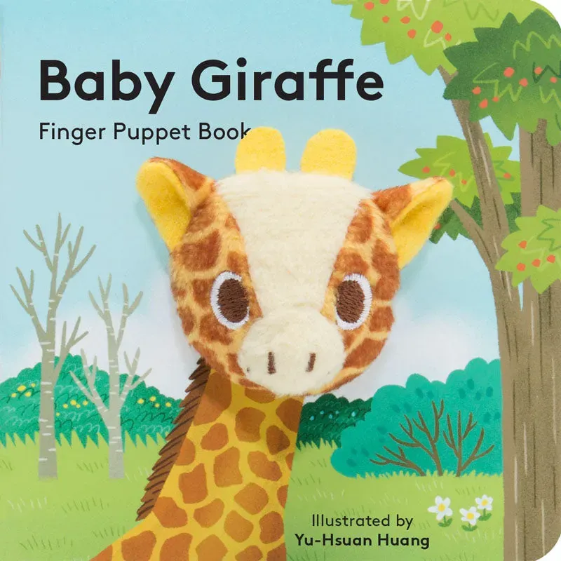 Abrams & Chronicle Books Baby Giraffe pekebok fingerdukebaby