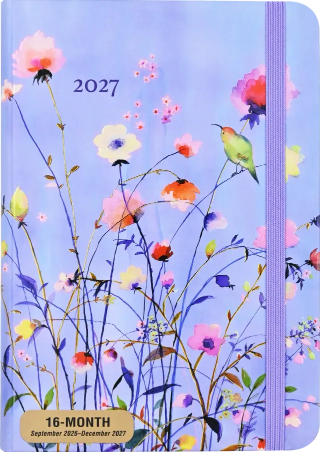 Peter Pauper Press Lavender Wildflowers ukeplanlegger 2027