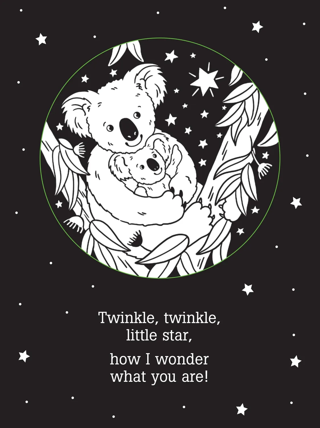 Peter Pauper Press Twinkle, Twinkle Little Star skyggebok leggetid