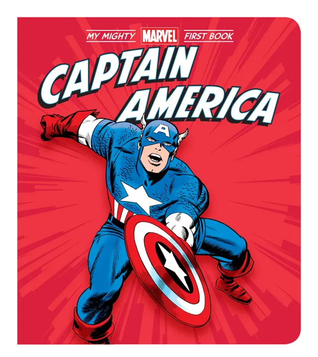 Abrams Captain America My Mighty Marvel pappbok superhelt