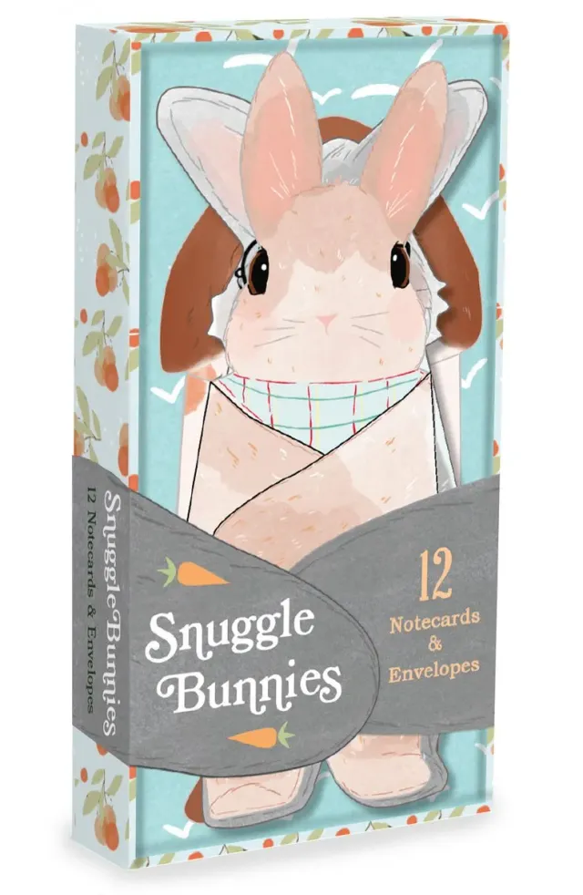 Abrams and Chronicle Snuggle Bunnies notatkort 12 stk med konvolutt
