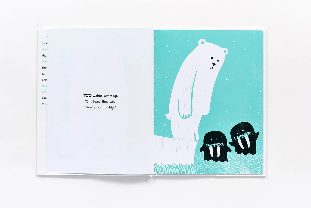 Abrams One Very Big Bear bildebok innbundet tellebok