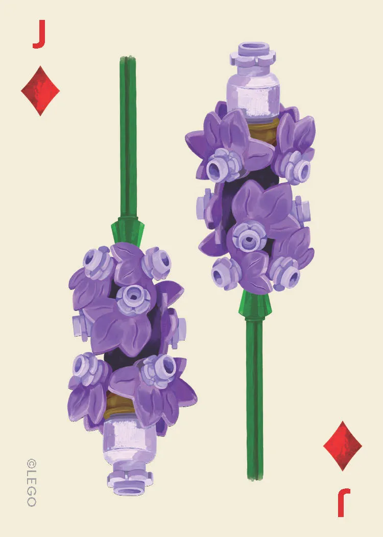 LEGO Botanical spillkort 2 kortstokker blomster