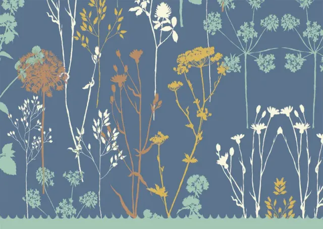 Peter Pauper Press Twilight Garden notatkort 14 stk gullfolie
