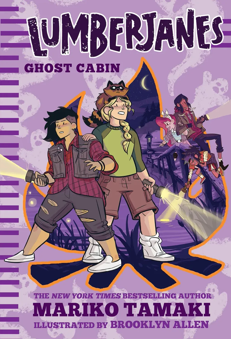 Amulet Books Lumberjanes 4 Ghost Cabin innbundet barnebok
