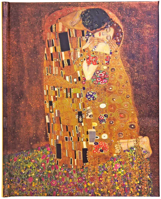 Peter Pauper Press The Kiss notatbok innbundet gullsnitt