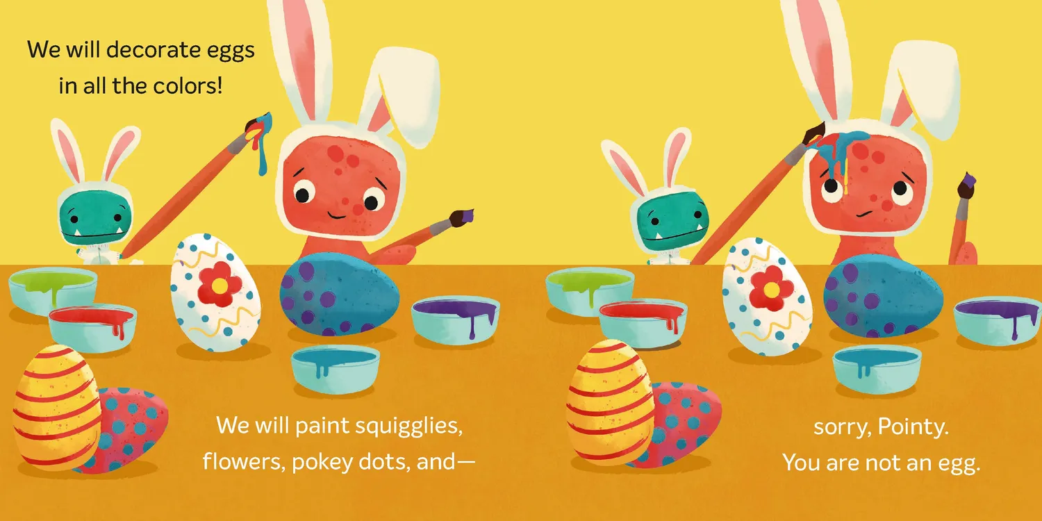 Chronicle Books Tiny T Rex Itty-Bitty Bun-Bun kartonbok påske