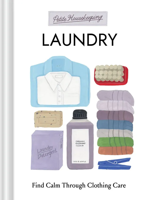 Petite Housekeeping Laundry klesvask guide innbundet engelsk
