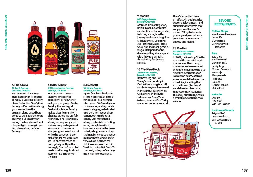Abrams and Chronicle Eater Guide New York City pocket matguide