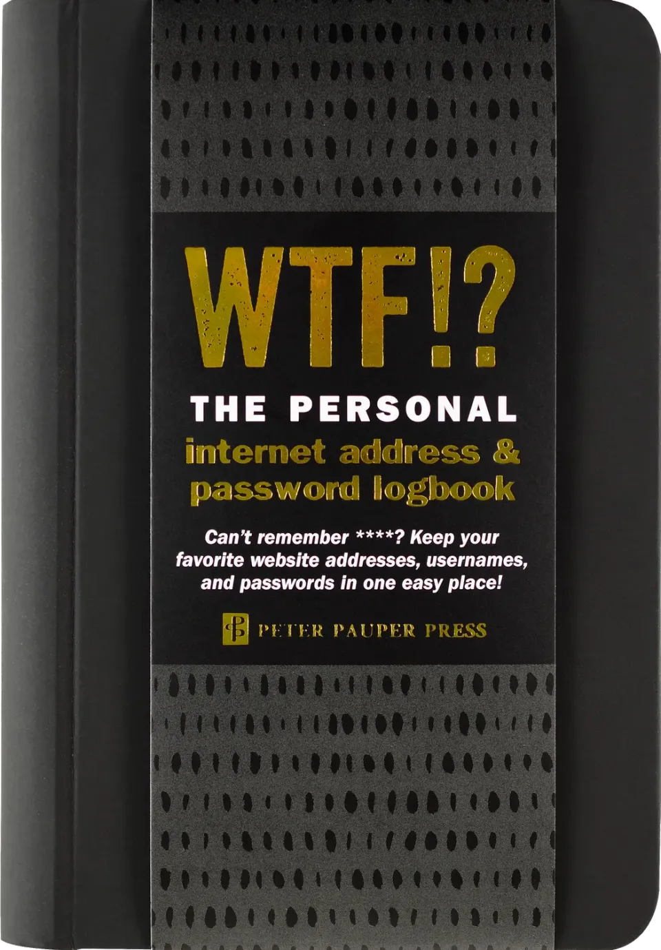 Peter Pauper Press WTF passordbok med register A-Å