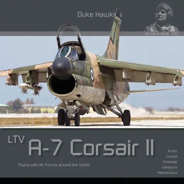 Duke Hawkins A-7 Corsair II bok ensete tosete