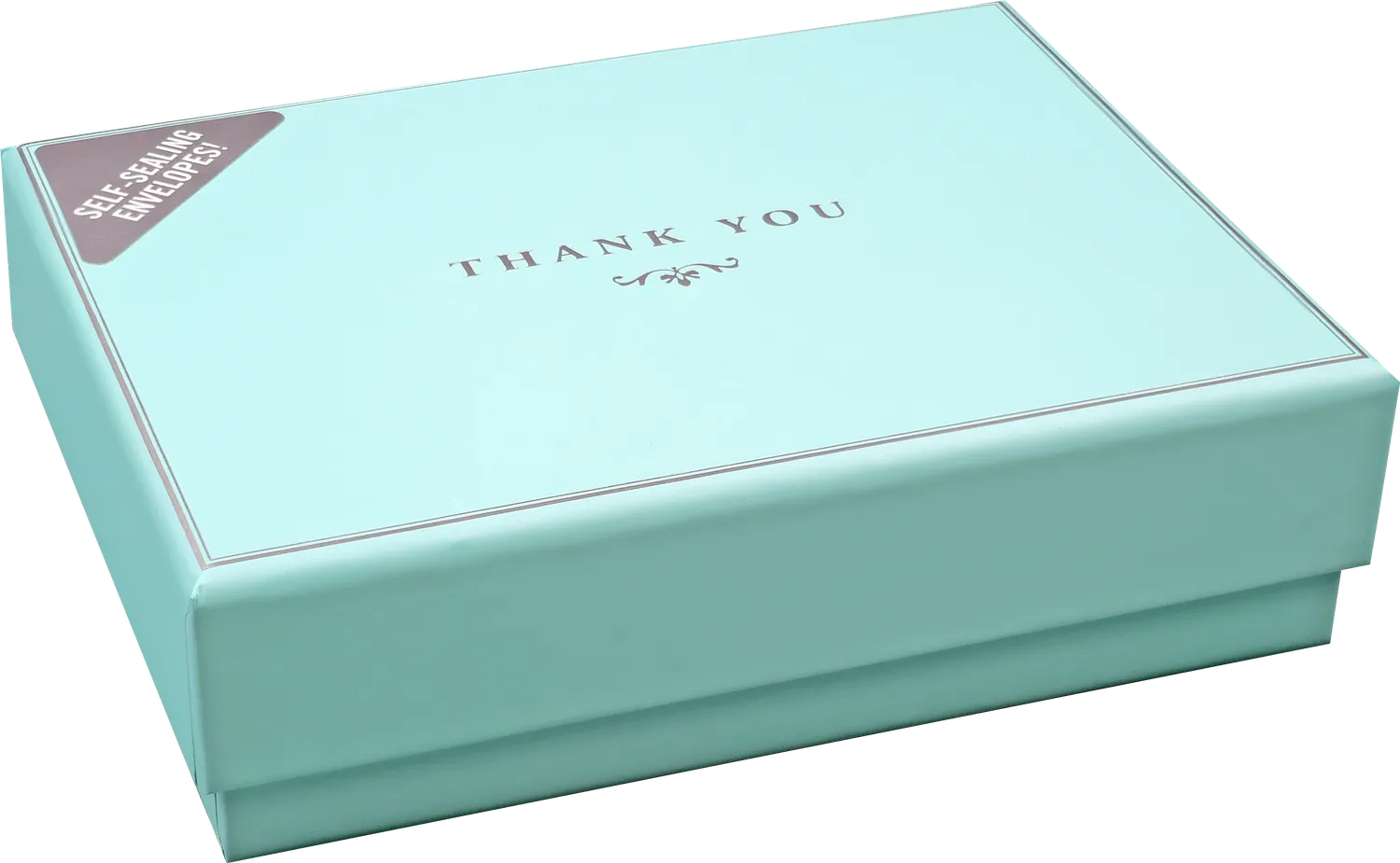 Peter Pauper Press Blue Elegance Thank You Notes takkekort 14-pk