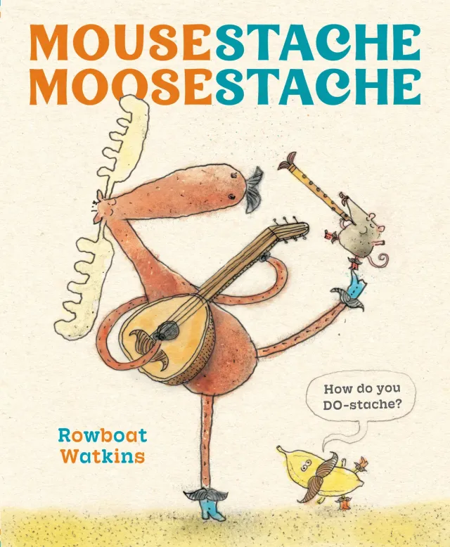 Abrams and Chronicle Mousestache Moosestache bildebok innbundet rim