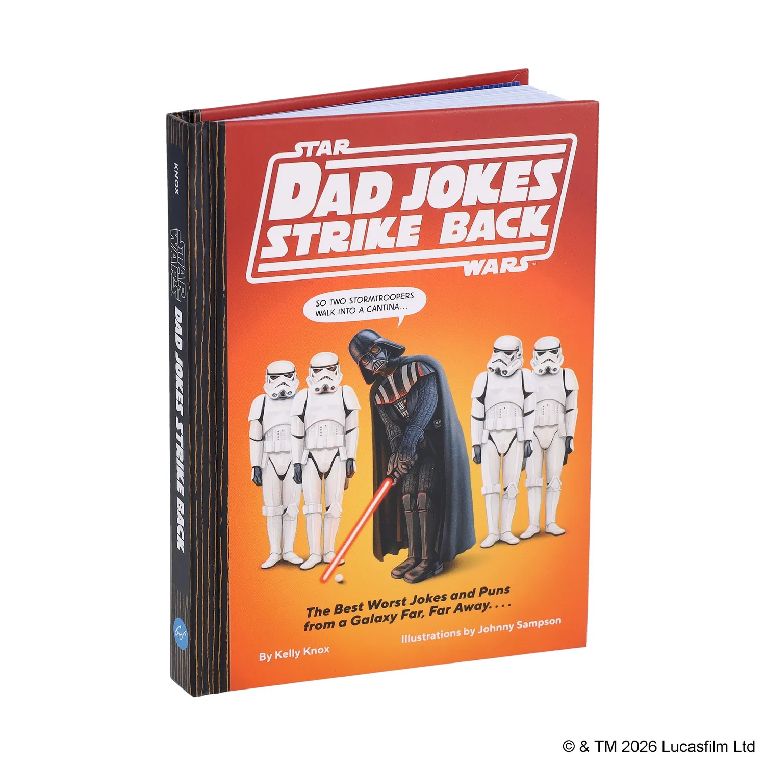 Star Wars Dad Jokes Strike Back vitsebok innbundet