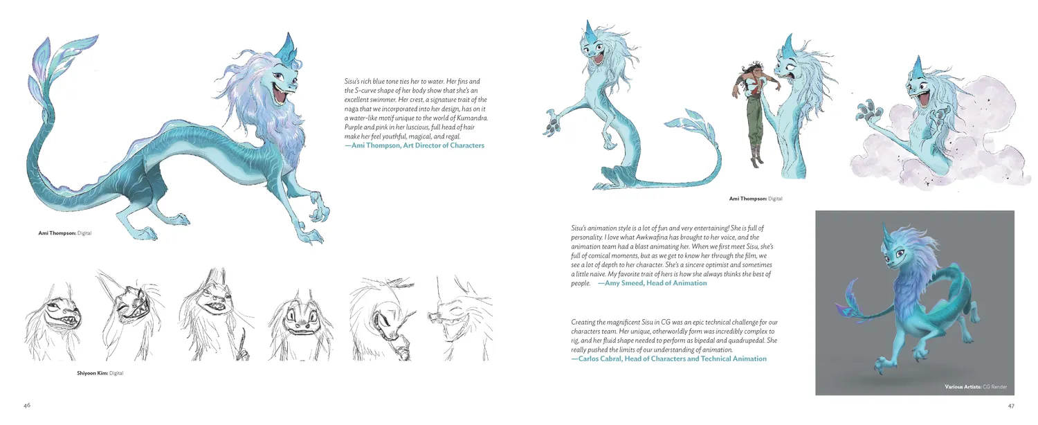 Disney Raya and the Last Dragon kunstbok innbundet