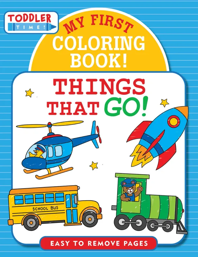 Peter Pauper Press My First Coloring Book Things That Go fargebok