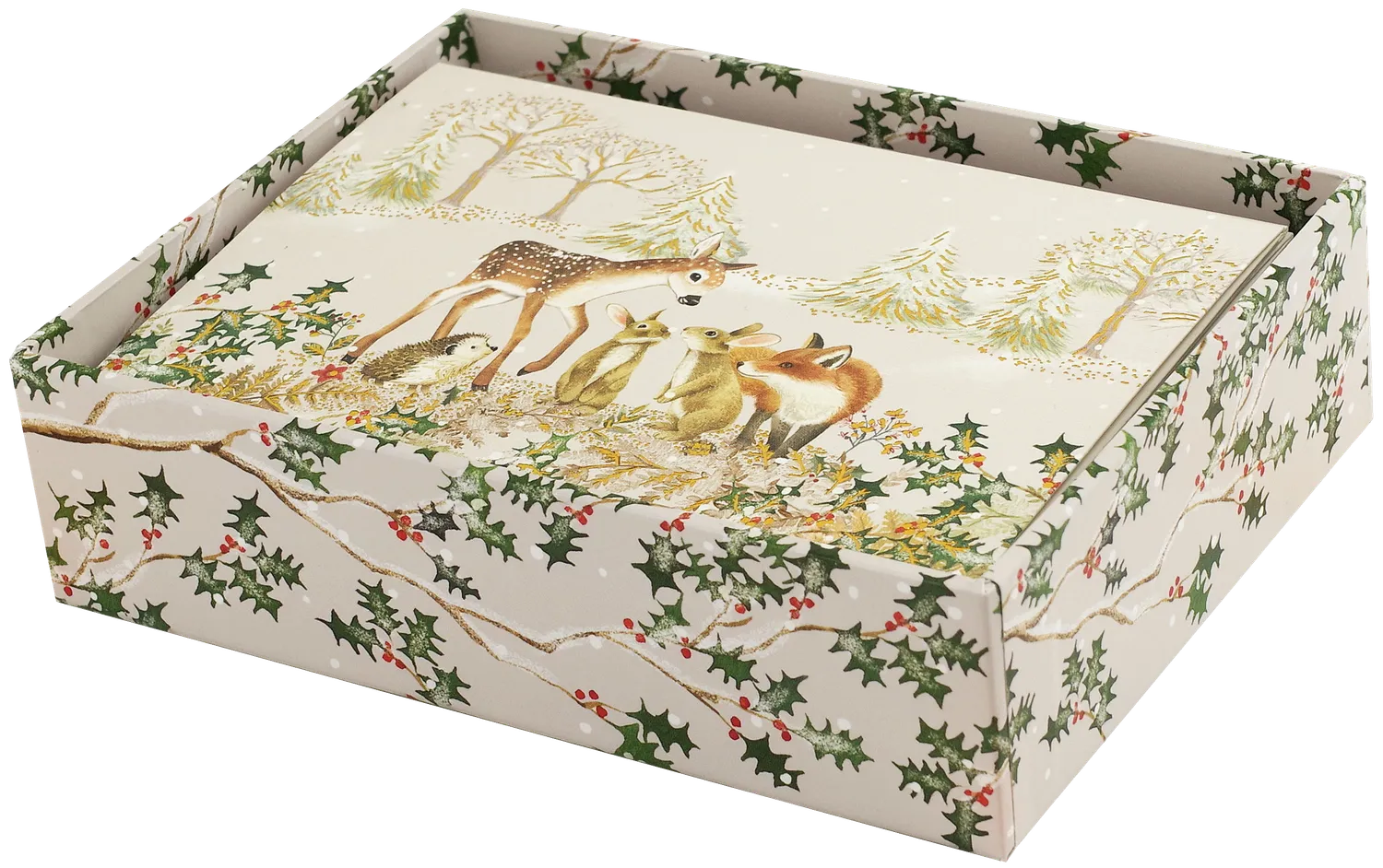Peter Pauper Press Furry Friends julekort mini 20 stk