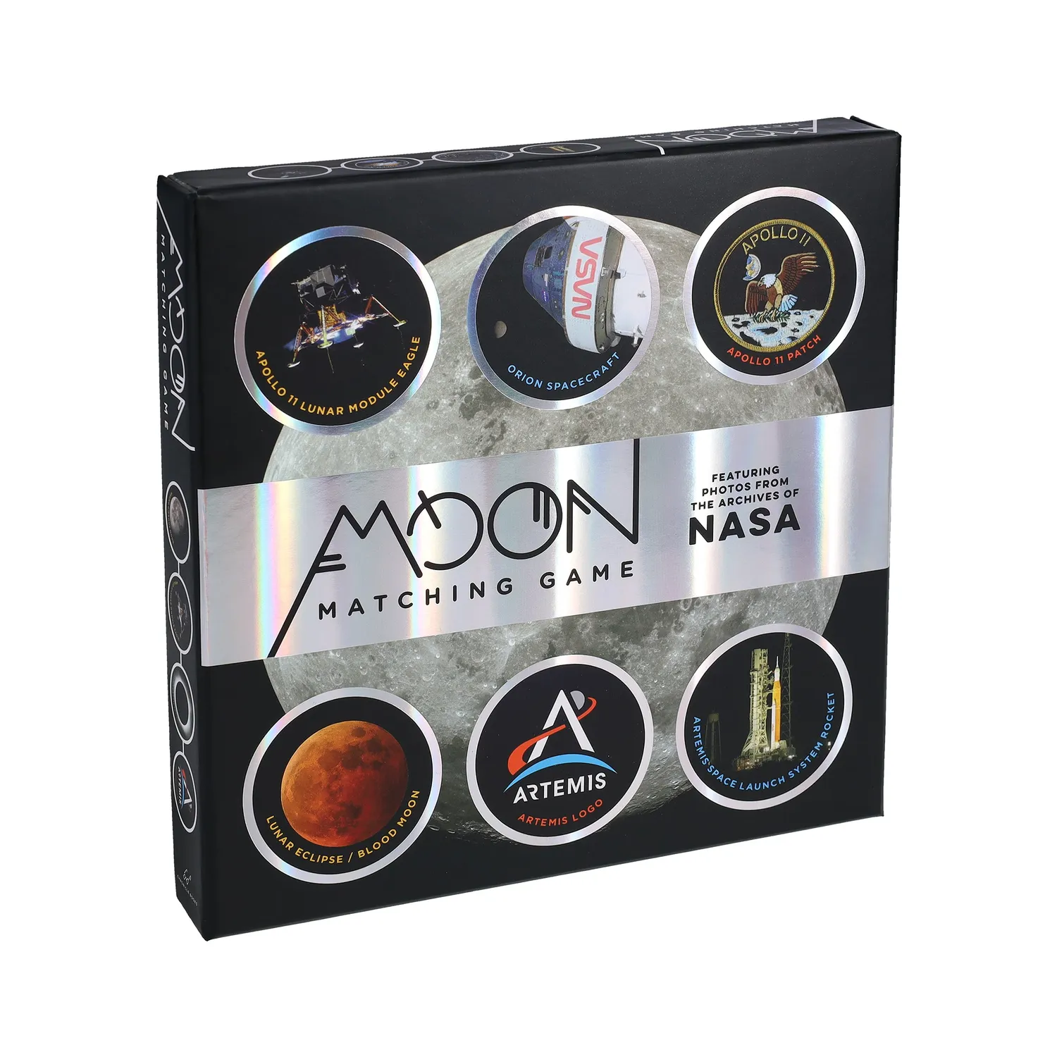 Chronicle Moon Matching Game memo NASA-bilder
