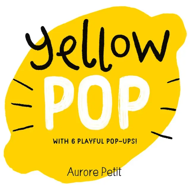 Abrams Color Pops Yellow Pop pappbok gul 6 pop-up