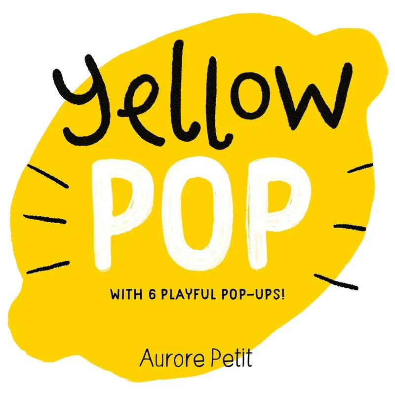 Abrams Color Pops Yellow Pop pappbok gul 6 pop-up
