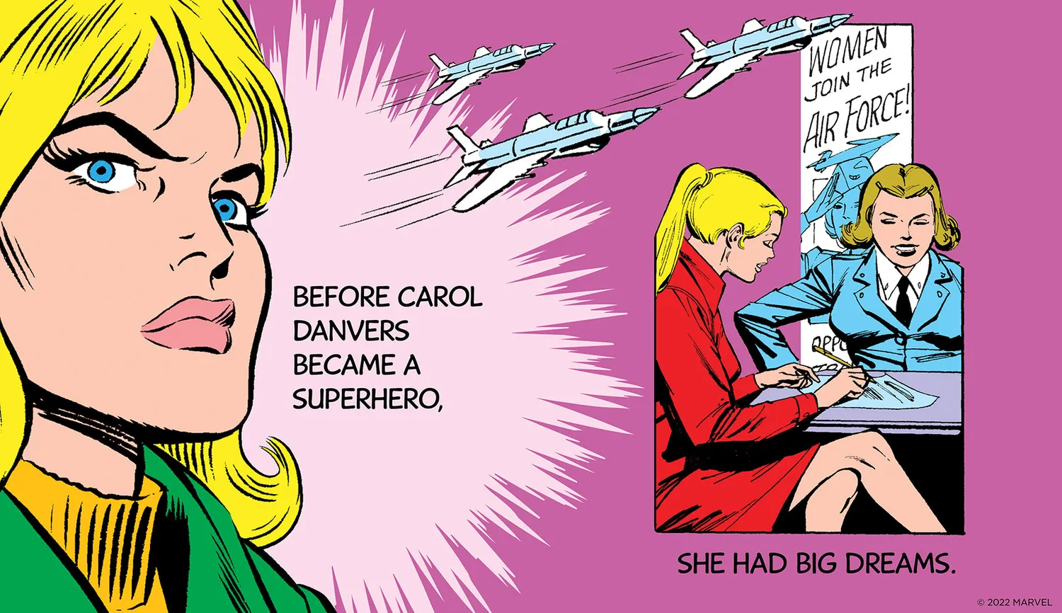 Captain Marvel My Mighty Marvel pappbok liten