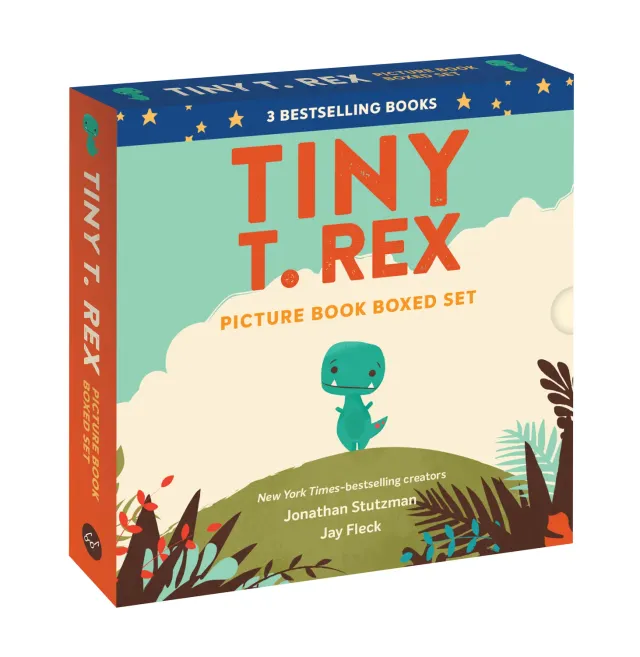 Chronicle Books Tiny T. Rex bildebok boksesett 3 bøker