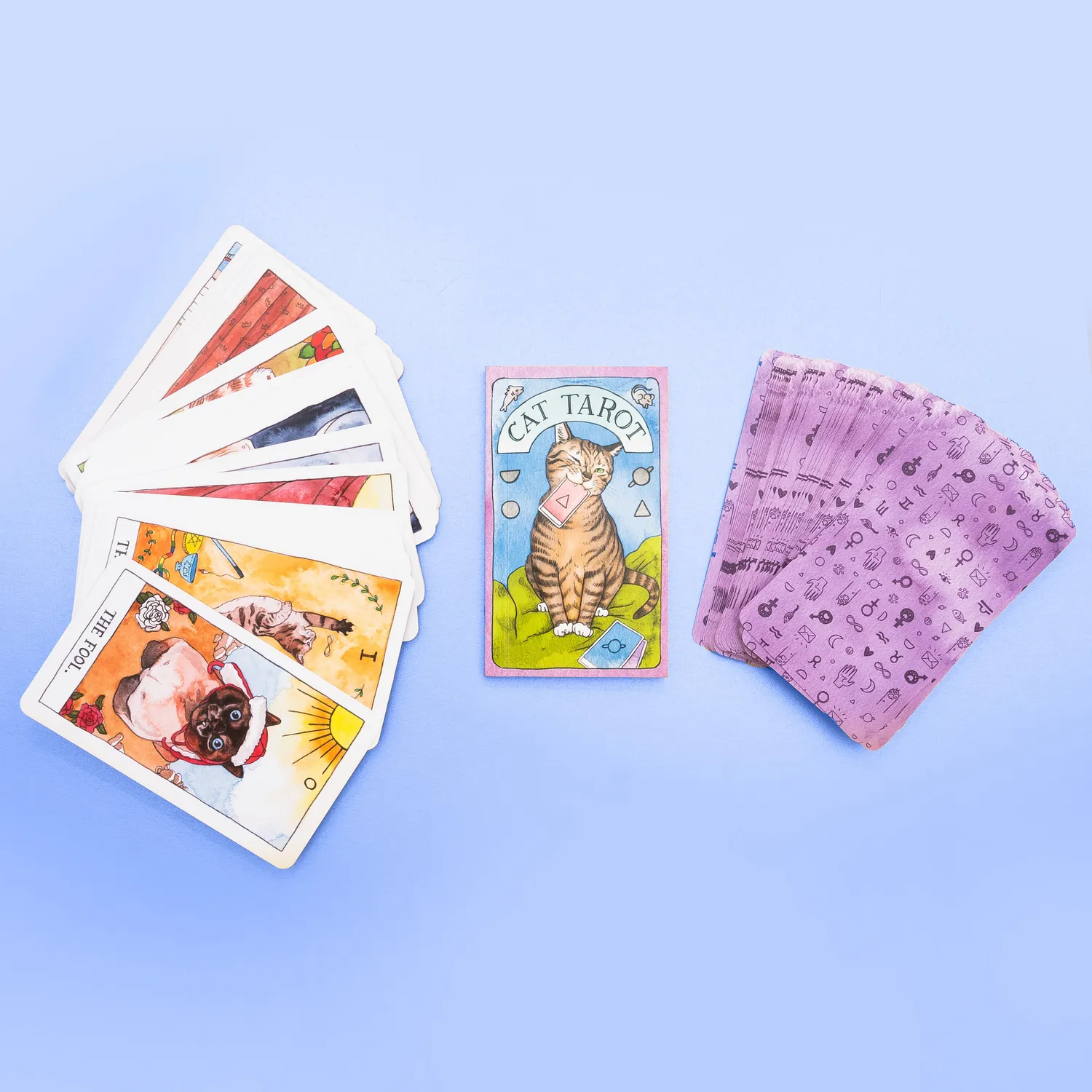 Chronicle Cat Tarot tarotkort 78 kort med guidebok