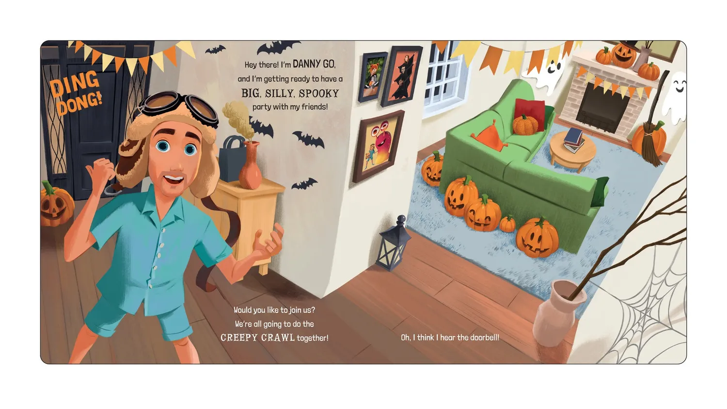 Danny Go Silly Spooky Party klaffebok halloween