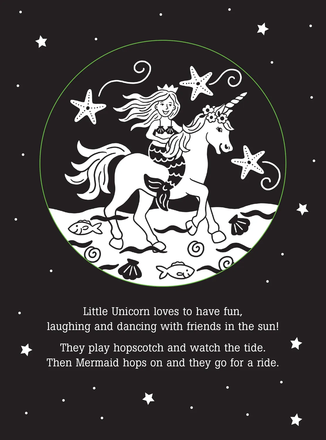Peter Pauper Press Unicorn's Magical Day skyggebok 3-9 år