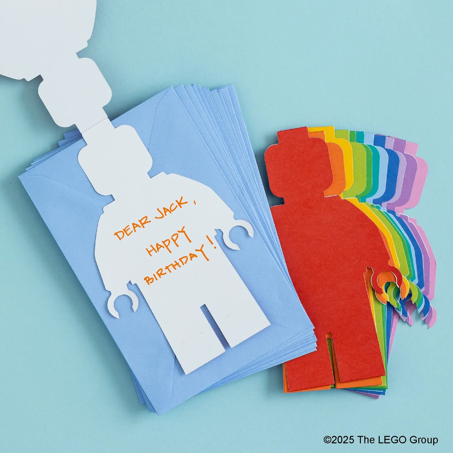 LEGO Minifigure notecards 12 kort
