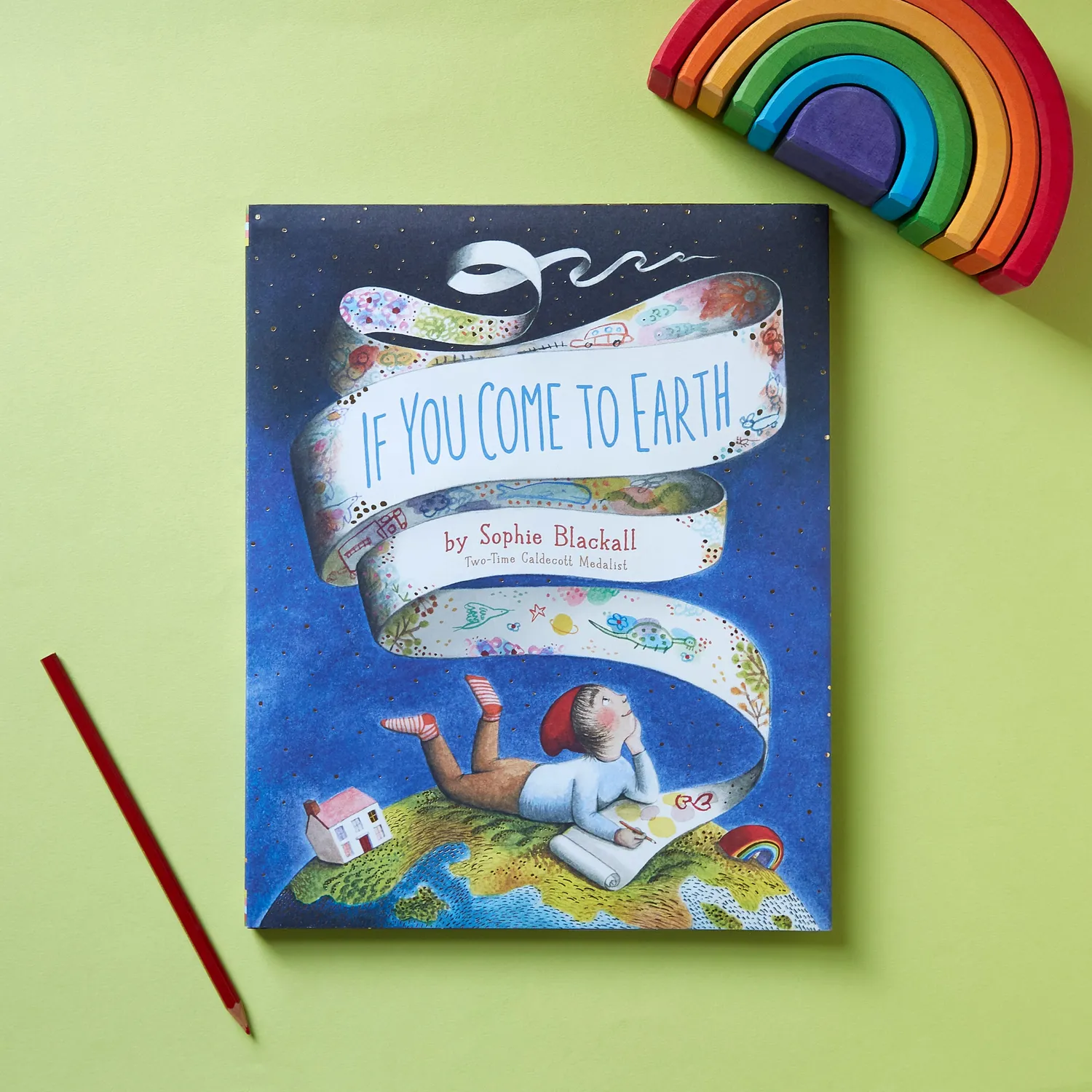 Sophie Blackall If You Come to Earth bildebok innbundet