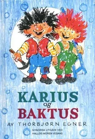 Bokia Karius og Baktus bok innbundet nynorsk akseptabel
