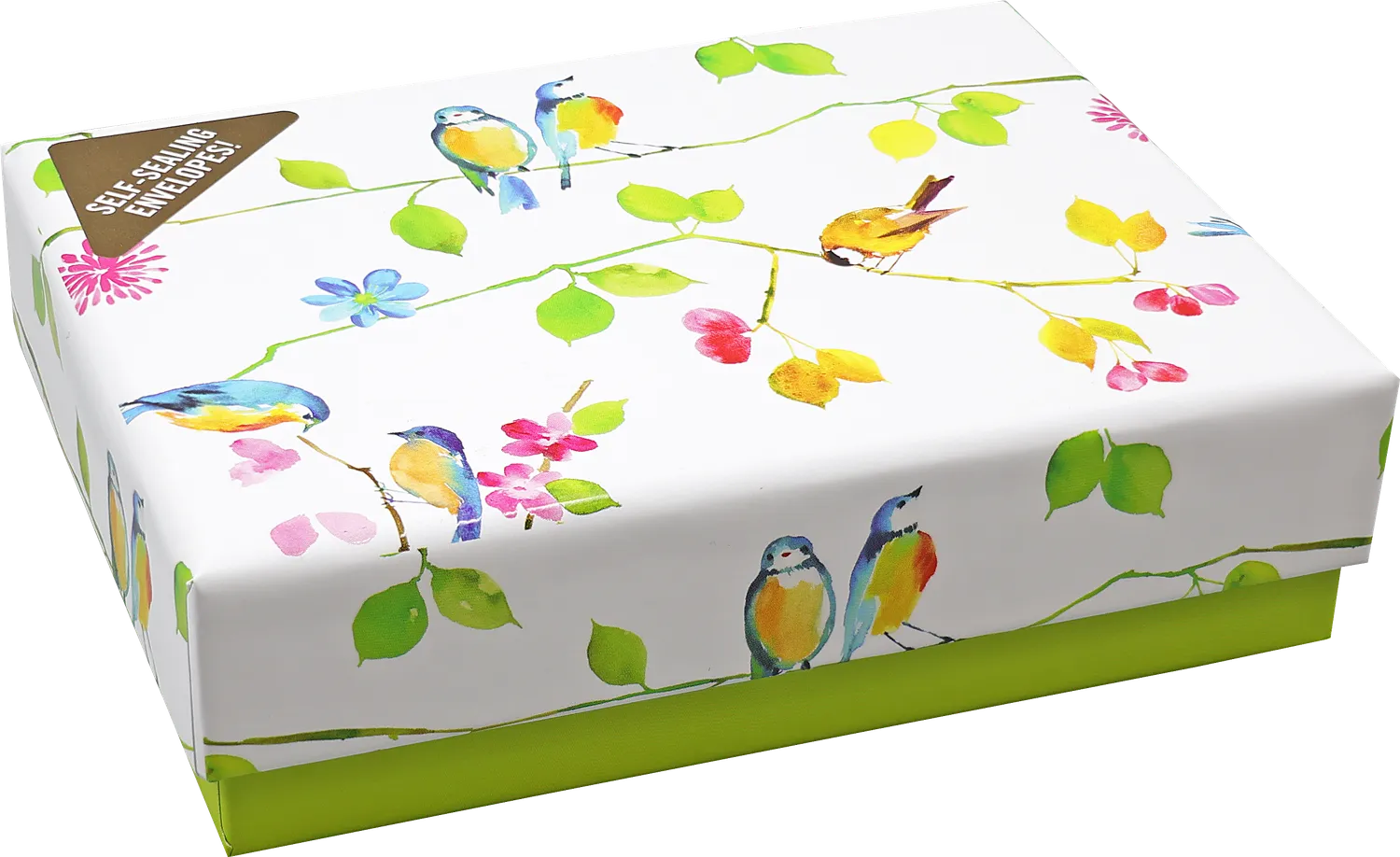 Peter Pauper Press Watercolor Birds kort 14 stk