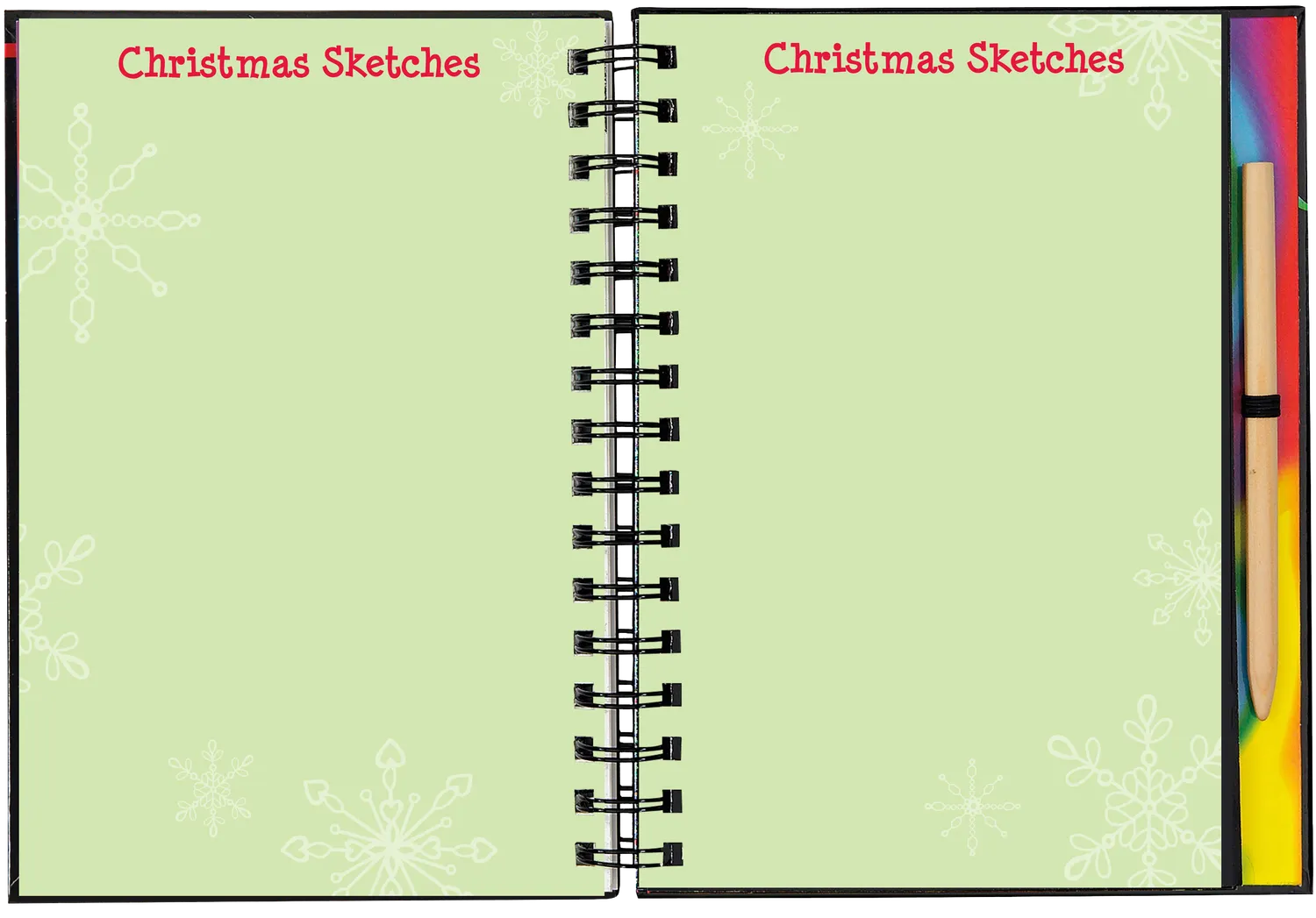 Scratch and Sketch Merry Christmas skrapebok jul for barn